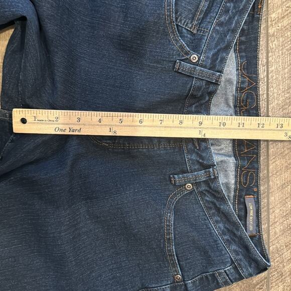 JAG Jeans Women's Low Rise Boot Leg Jean Dark Wash Size 14 - Picture 4 of 10